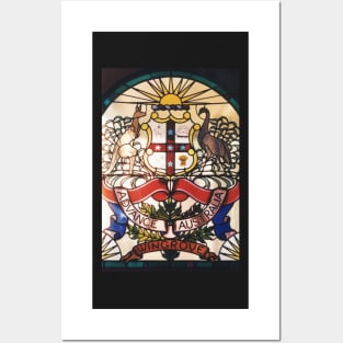 Coat of Arms in Glass Posters and Art